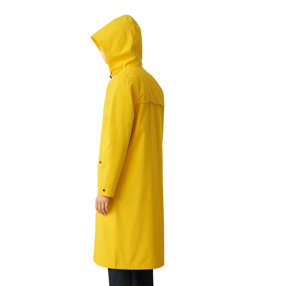 PVC Rain Coat with Reflective Tape  - L