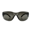 Frameless Safety Glasses with Scratch-Resistant Coating - Smoke (Single Pair)