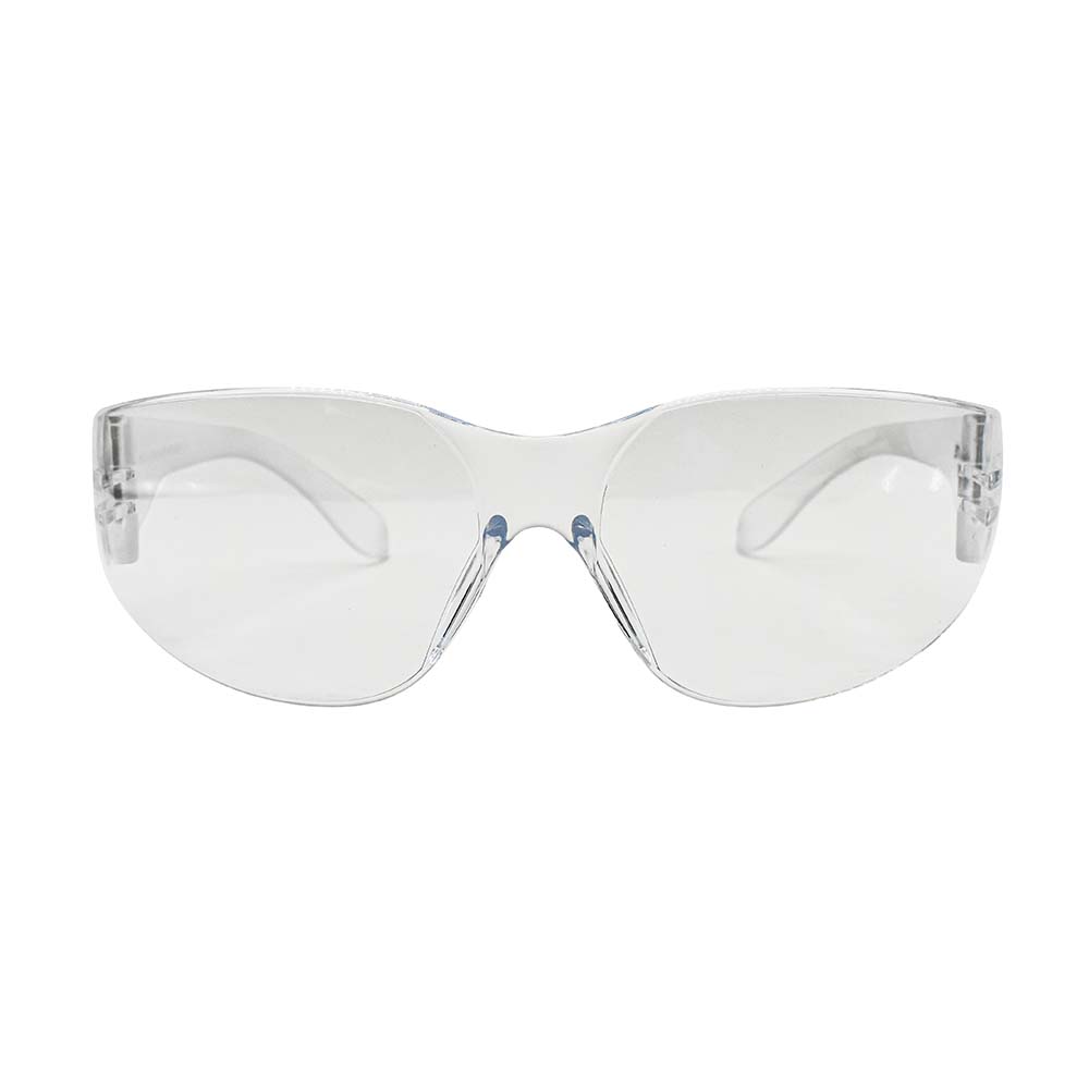 Frameless Safety Glasses with Scratch-Resistant Coating - Clear ( Single Pair)