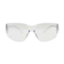 Frameless Safety Glasses with Scratch-Resistant Coating - Clear ( Single Pair)