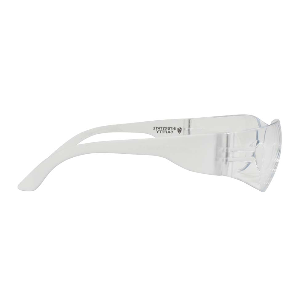 Frameless Safety Glasses with Scratch-Resistant Coating - Clear ( Single Pair)