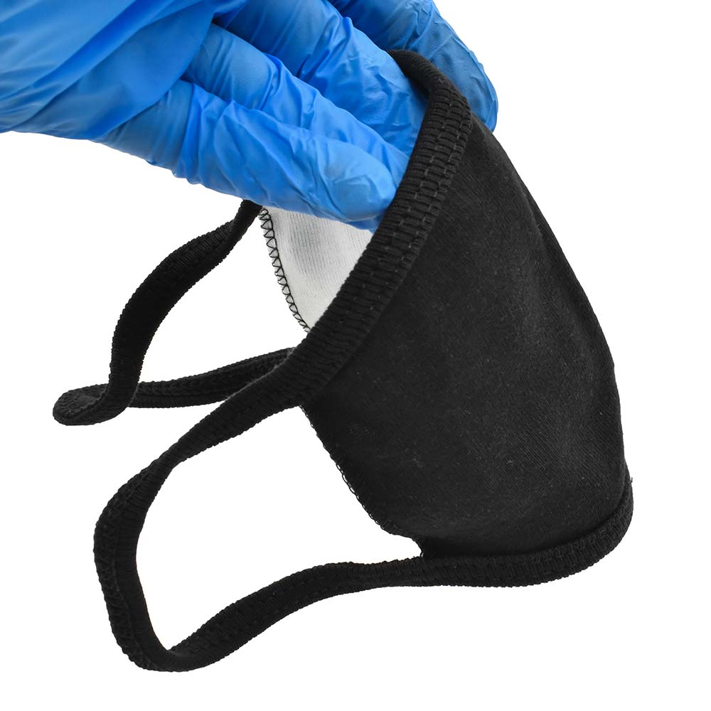 Reusable Face Masks - 100% Cotton  - BLACK