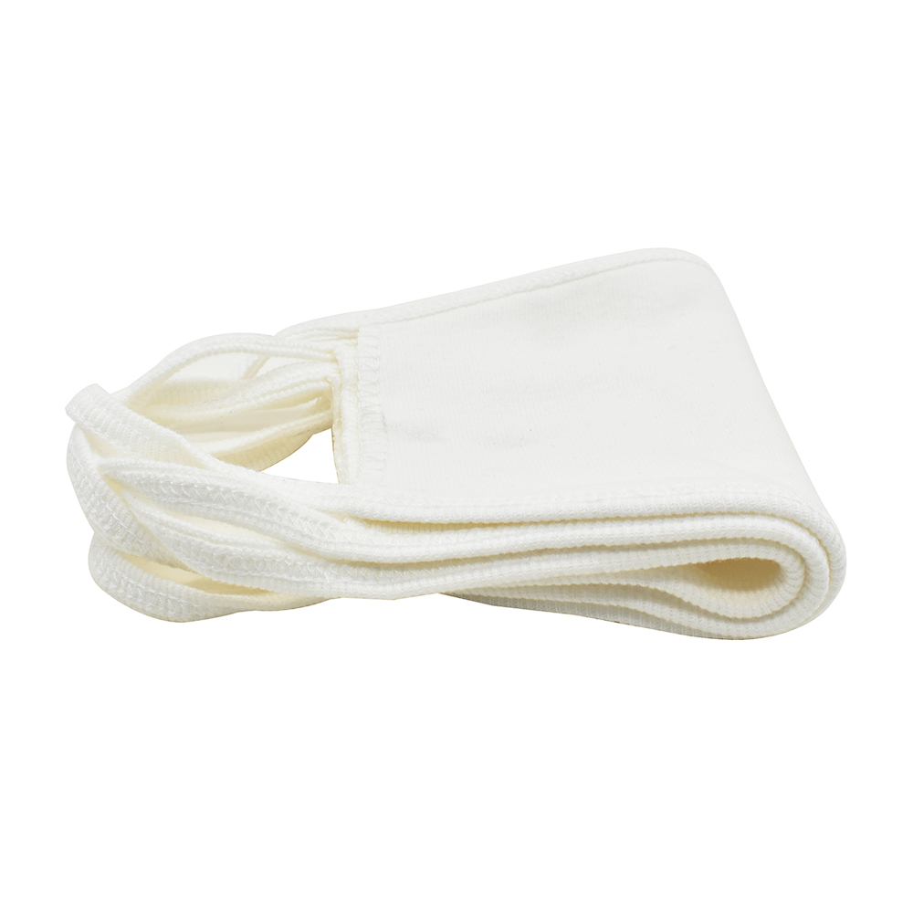 ASSORTED REUSABLE FACE MASKS (WHITE)  3/PACK