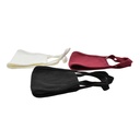 ASSORTED REUSABLE FACE MASKS (WHITE, BLACK, MAROON) 3/PACK