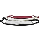 ASSORTED REUSABLE FACE MASKS (WHITE, BLACK, MAROON) 3/PACK