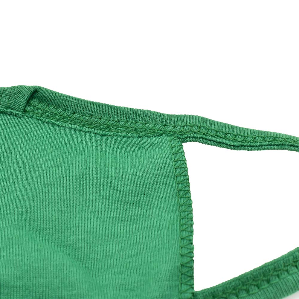 Reusable Face Masks - 100% Cotton - GREEN