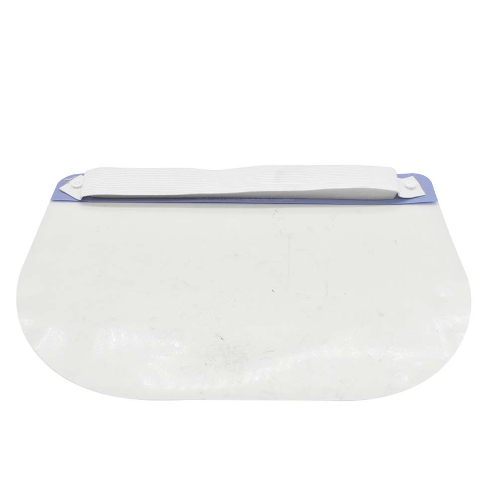 Safety Face Shield, Lightweight Transparent Shield with Strecthy Elastic Band - 12 PACK