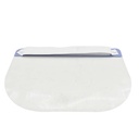 Safety Face Shield, Lightweight Transparent Shield with Strecthy Elastic Band - 12 PACK