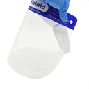 Safety Face Shield, Lightweight Transparent Shield with Strecthy Elastic Band - 12 PACK