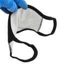 ASSORTED REUSABLE FACE MASKS (WHITE, BLACK, GREEN) 3/PACK