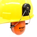 Cap Mounted Earmuff - 29 dB NRR