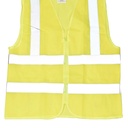 High Visibility Safety Vest with Reflective Stripes, X-Large, Neon Yellow 