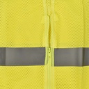 High Visibility Safety Vest with Reflective Stripes, X-Large, Neon Yellow 