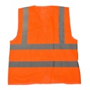 High Visibility Safety Vest with Reflective Stripes,  X-Large, Orange