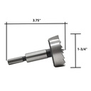 1-3/4"Forstner Bit, 3-5/8"OAL