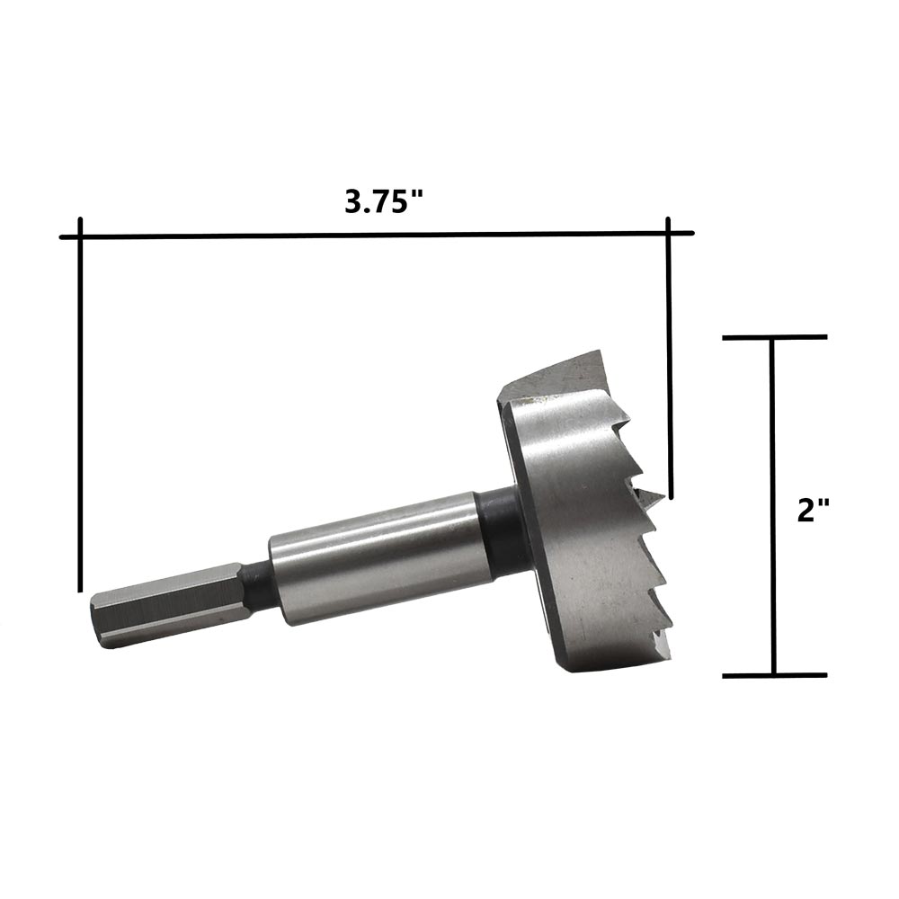 2" Forstner Bit, 3-5/8"OAL