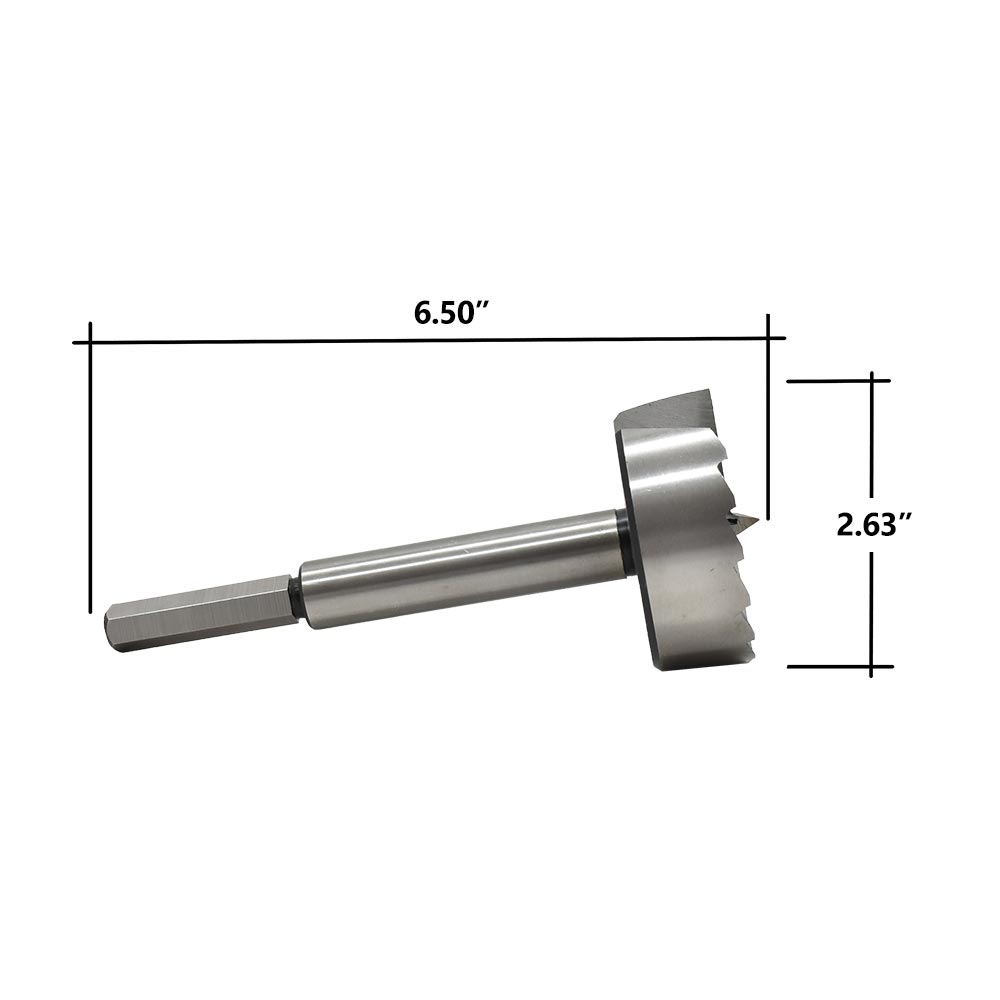 2-3/4" Forstner Bit, 6-3/8"OAL