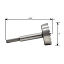 3" Forstner Bit, 6-3/8"OAL
