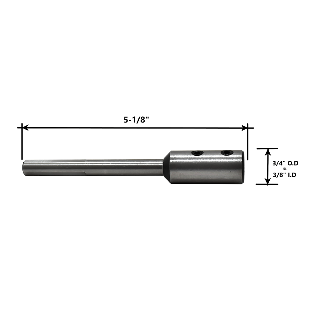 5" Bit Extender with 3/8" bore
