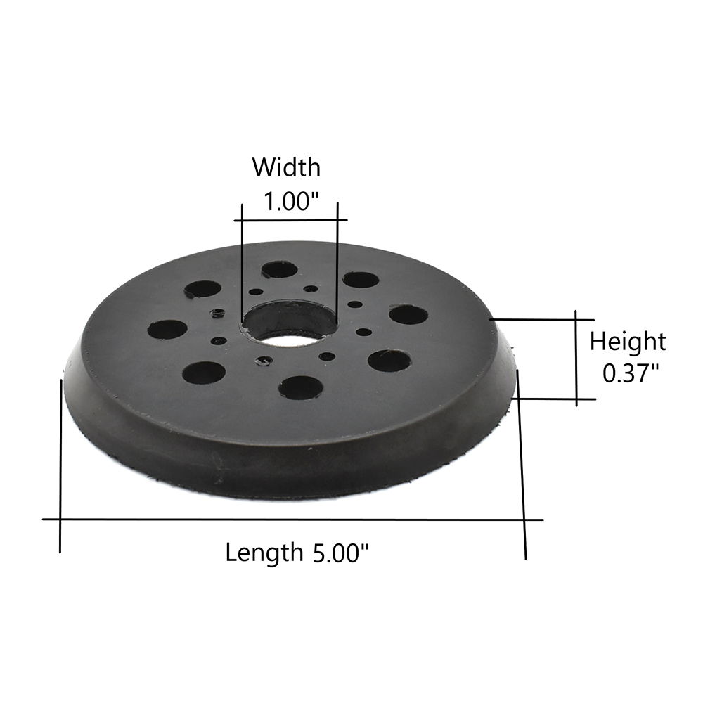 5" 8Hole Hook and Loop Orbital Sander Pad  (Bosch part# 2610955945 / RS034)