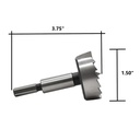 1-1/2" Forstner Bit, 3-5/8"OAL