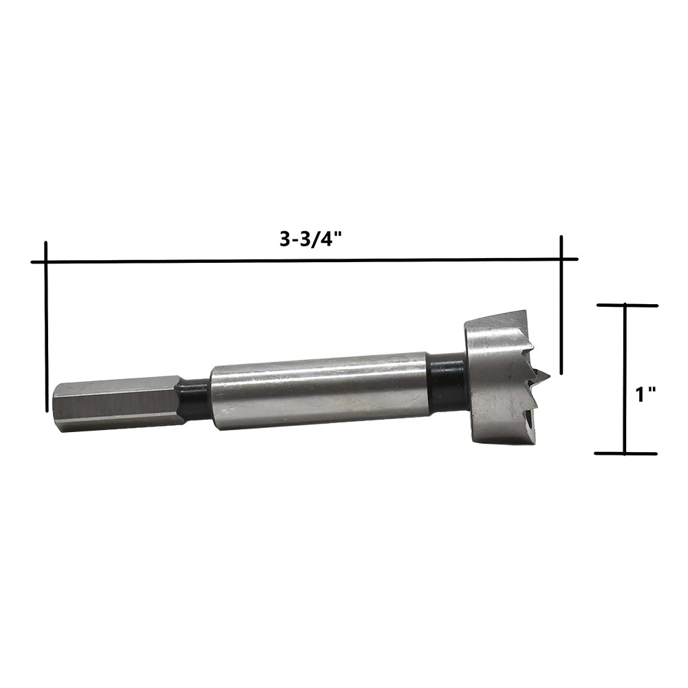 1" Forstner Bit, 3-5/8"OAL