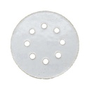 60 Grit 5" Diameter 8-Hole PSA Sanding Paper - 25/Pack (Ceramic Aluminum Oxide)