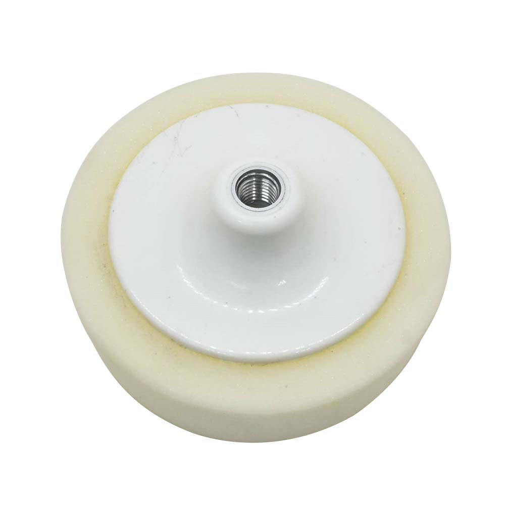 6" White Compounding Pad 5/8"-11 UNC thread