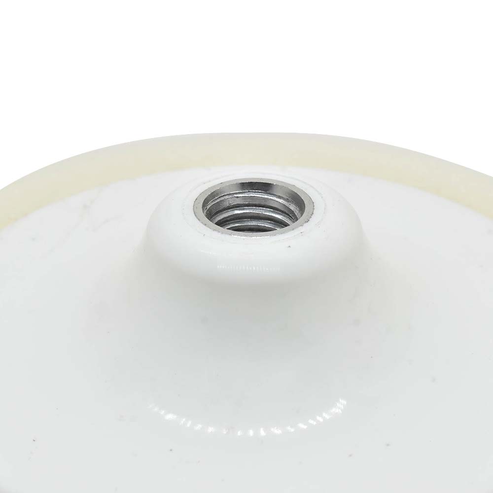 6" White Compounding Pad 5/8"-11 UNC thread