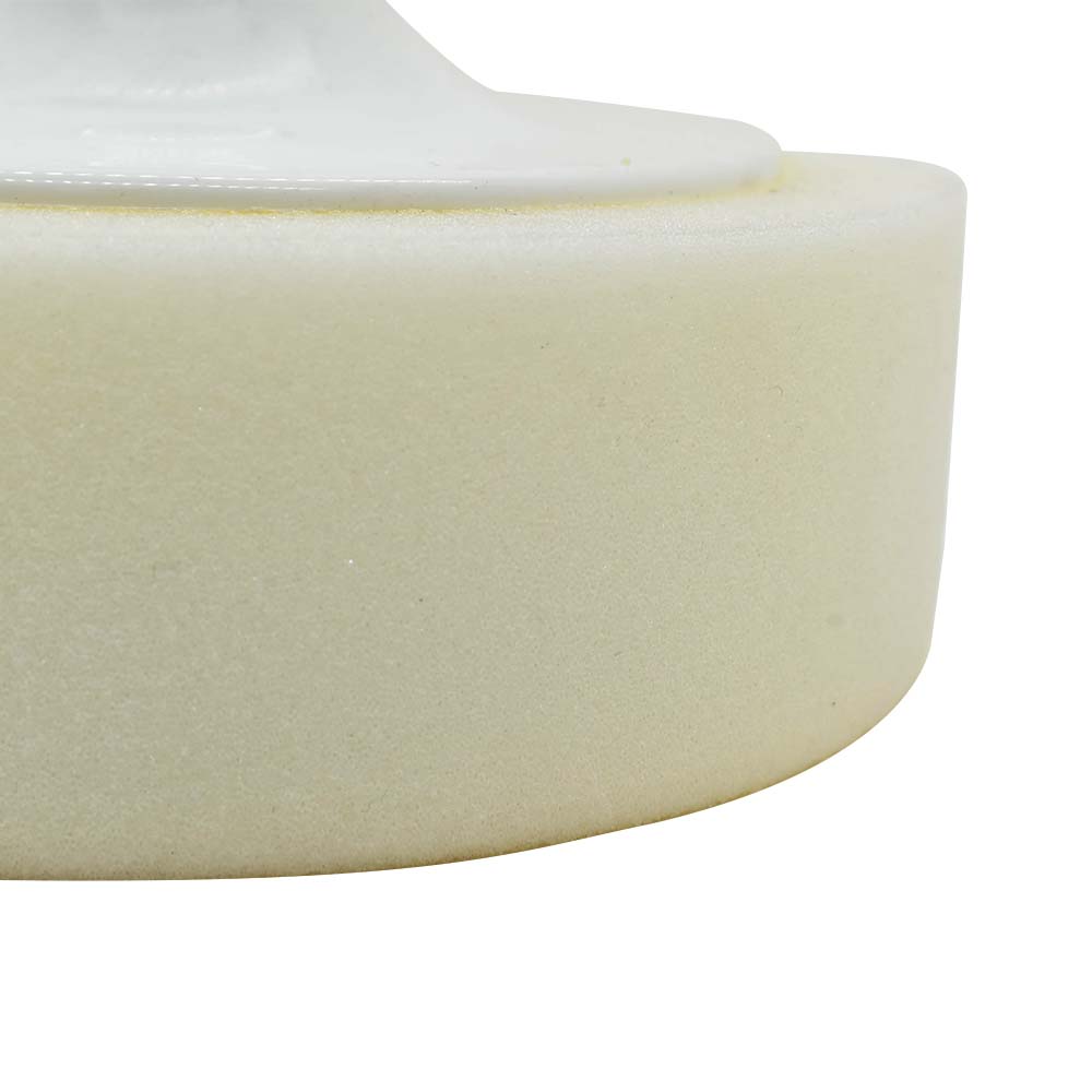 6" White Compounding Pad 5/8"-11 UNC thread