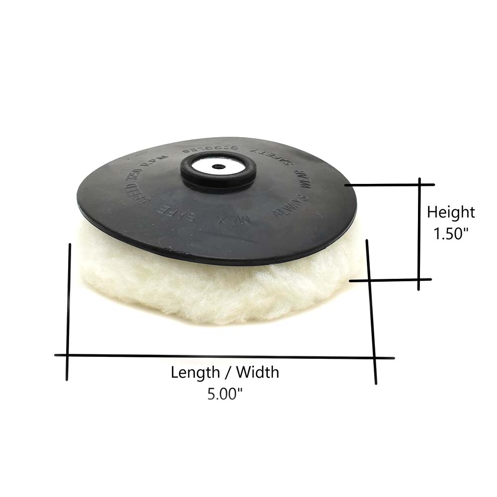 5" Wool Buffing Pad