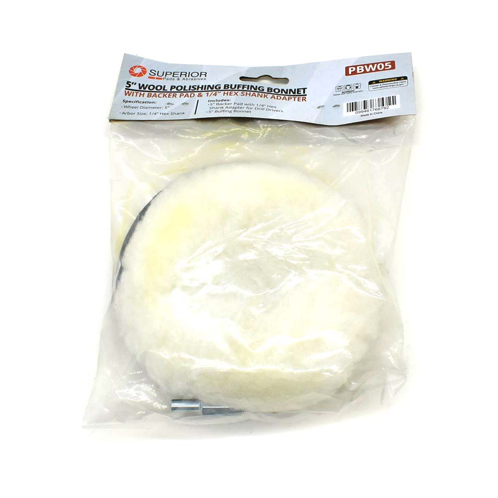 5" Wool Buffing Pad