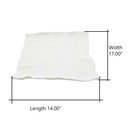 White Terry Mop Towel -100% cotton 14" x 17" - 3pc/pk