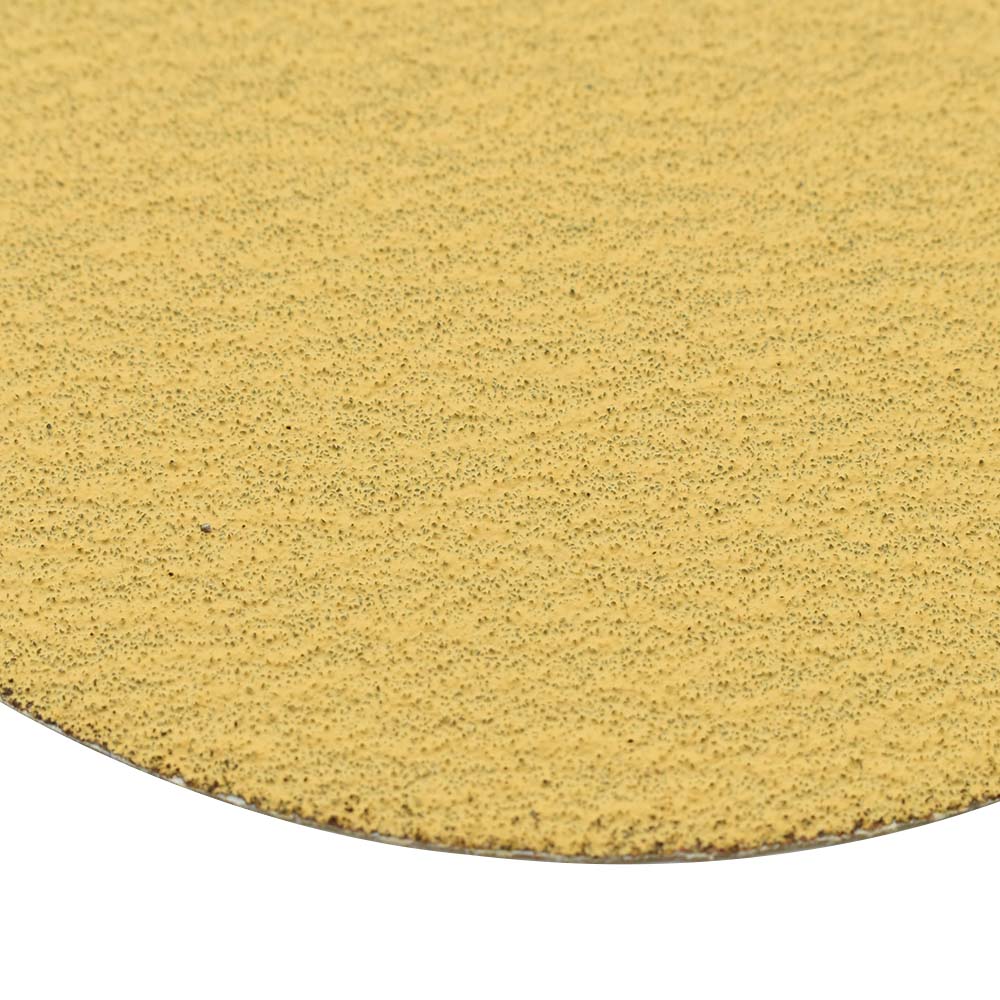 80 Grit 5" Diameter No-Hole H&L Sanding Paper - 25/Pack (Ceramic Aluminum Oxide)