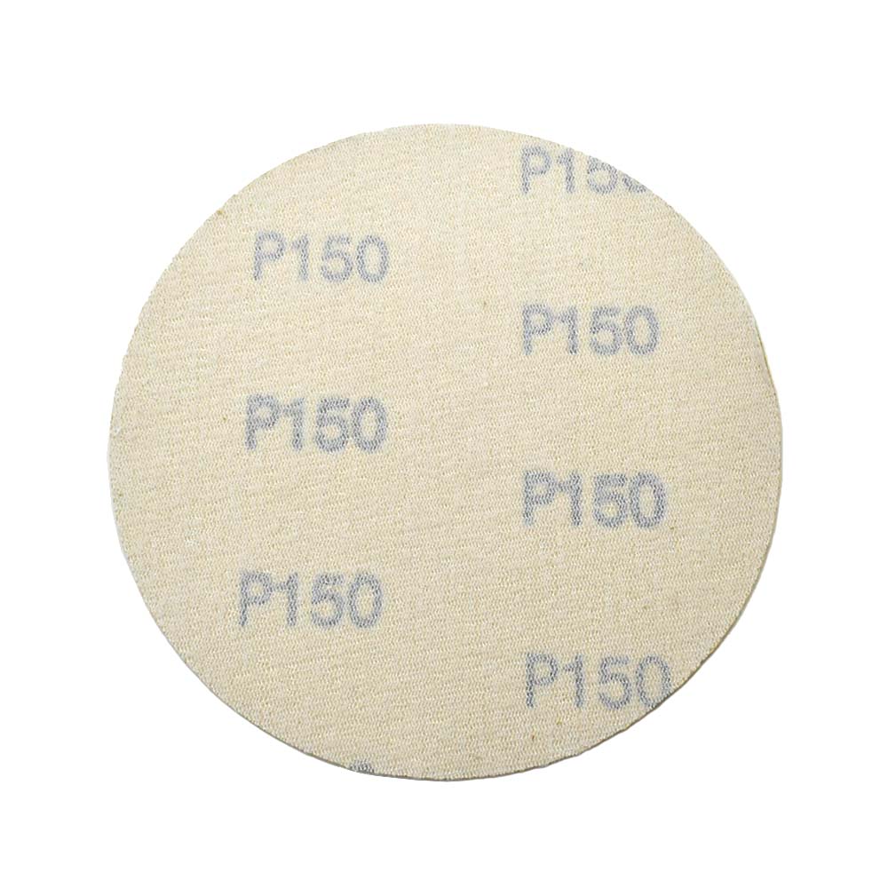 150 Grit 5" Diameter No-Hole H&L Sanding Paper - 25/Pack (Ceramic Aluminum Oxide)