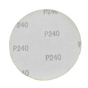 240 Grit 5" Diameter No-Hole H&L Sanding Paper - 25/Pack (Ceramic Aluminum Oxide)