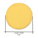 240 Grit 5" Diameter No-Hole H&L Sanding Paper - 25/Pack (Ceramic Aluminum Oxide)