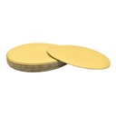 240 Grit 5" Diameter No-Hole PSA Sanding Paper - 25/Pack (Ceramic Aluminum Oxide)