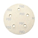 60 Grit 5" Diameter 5-Hole H&L Sanding Paper - 25/Pack (Ceramic Aluminum Oxide)