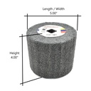 Elastic Grain Coated Nylon Web - 600 Grit
