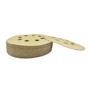 80 Grit 5" Diameter 8-Hole H&L Sanding Paper - 25/Pack (Ceramic Aluminum Oxide)