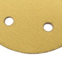 150 Grit 5" Diameter 5-Hole H&L Sanding Paper - 25/Pack (Ceramic Aluminum Oxide)