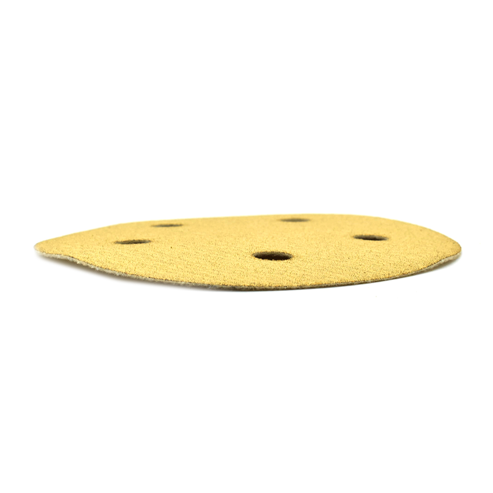 150 Grit 5" Diameter 5-Hole H&L Sanding Paper - 25/Pack (Ceramic Aluminum Oxide)