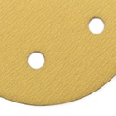 240 Grit 5" Diameter 5-Hole H&L Sanding Paper - 25/Pack (Ceramic Aluminum Oxide)