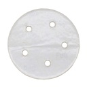 80 Grit 5" Diameter 5-Hole PSA Sanding Paper - 25/Pack (Ceramic Aluminum Oxide)