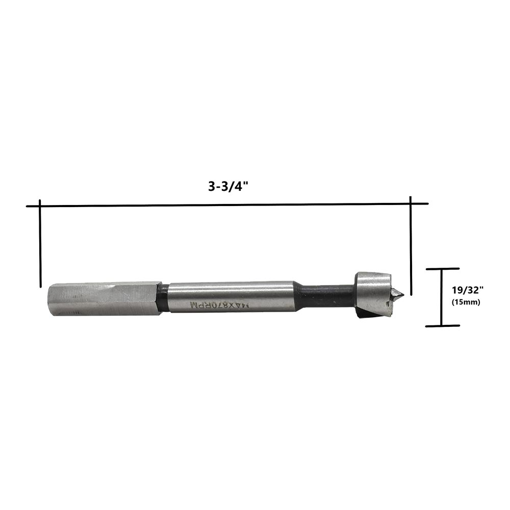 19/32" (15mm) Forstner Bit