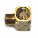 3/8" FPT Brass Branch Tee - 1 inlet - 2 Outlets - Single Display Pack - W04