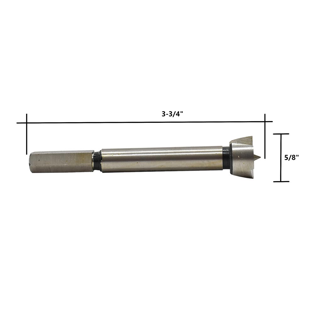 5/8" Forstner Bit, 3-5/8"OAL