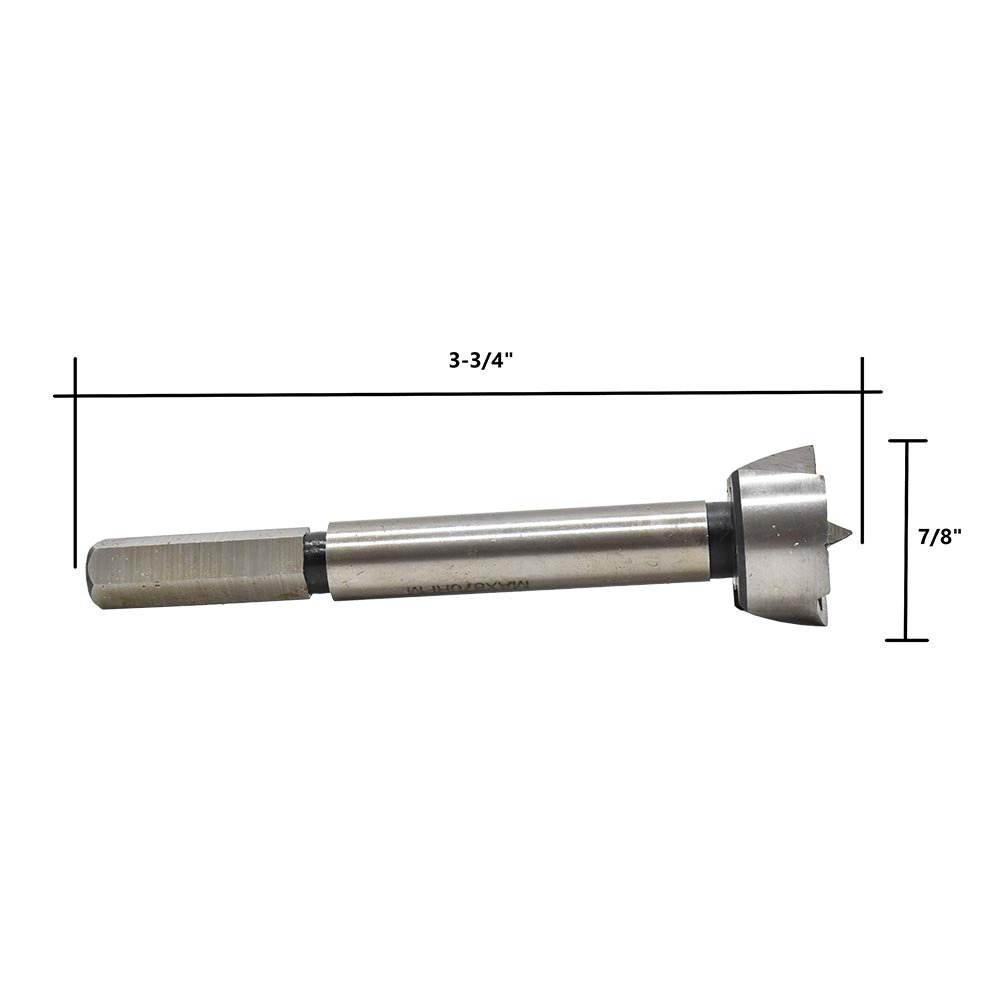 7/8" Forstner Bit, 3-5/8"OAL