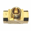 3/8" FPT Brass Branch Tee - 1 inlet - 2 Outlets - 50 Pack Bulk - W02